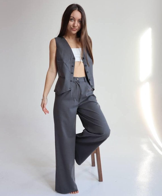 formal dress pant sets Alexandra Pant Set - Pink main image 0