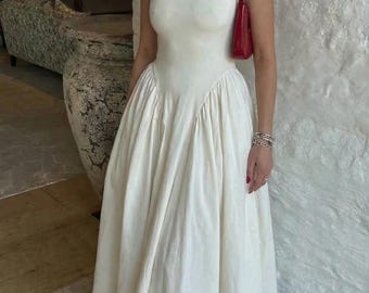 Y2k corset bridal dress, princess plus size bridesmaids dress, elegant wedding guest dress, flapper bohemian boho victorian edwardian dress