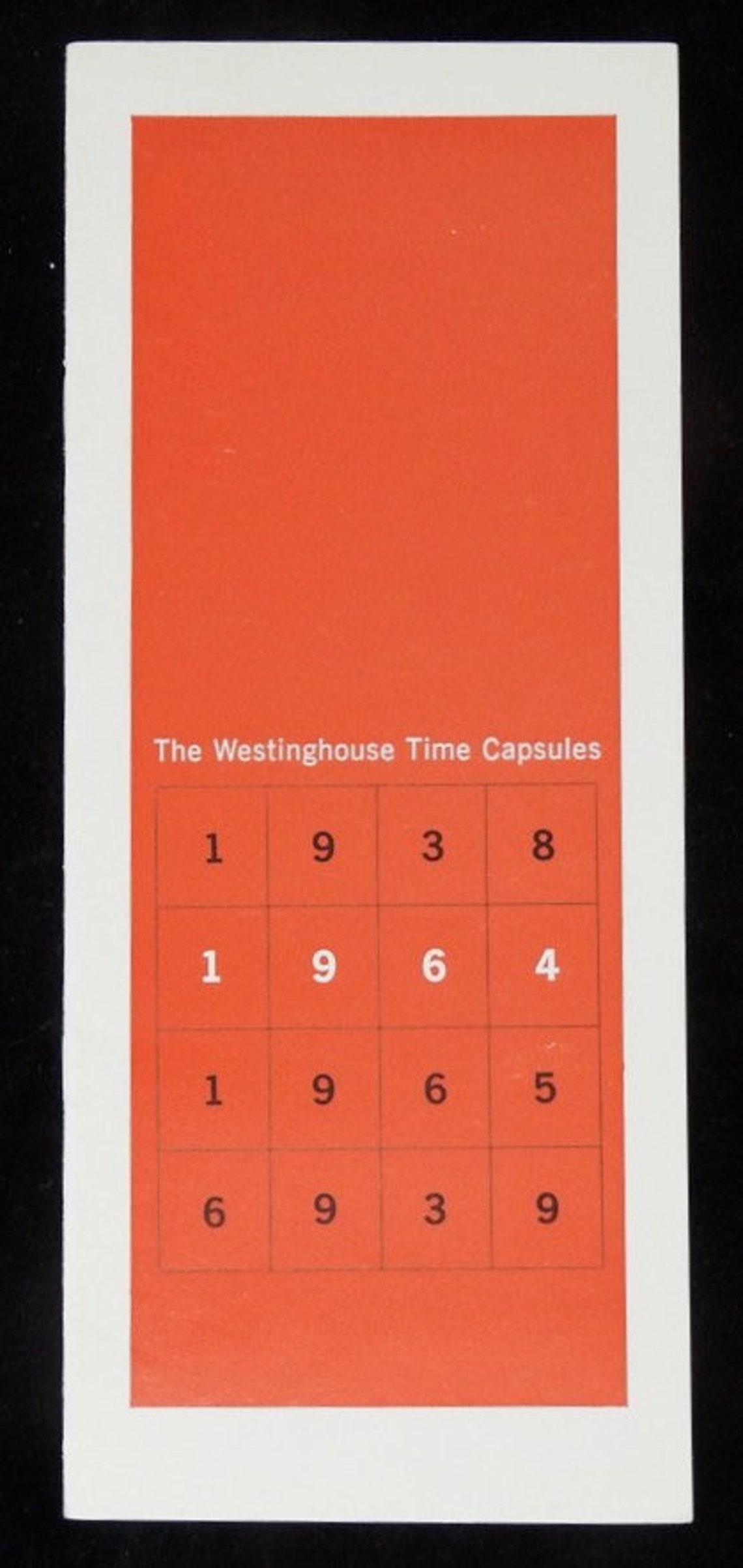 The Westinghouse Time Capsules 1964 New York World's Fair Etsy
