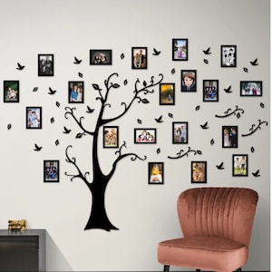 Family Tree Wall Decor | Tree Wall Art | Include 20 Frame | Family Tree Picture Frame