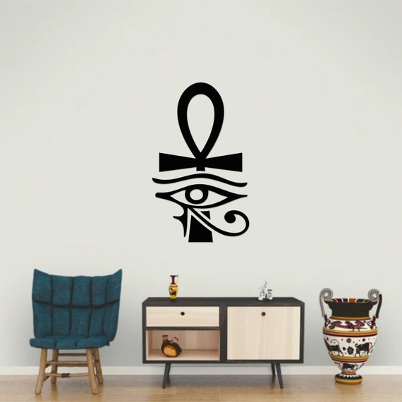 Ankh & Eye of Horus Wall Hanging Ankh & Eye of Horus Wall Hanging