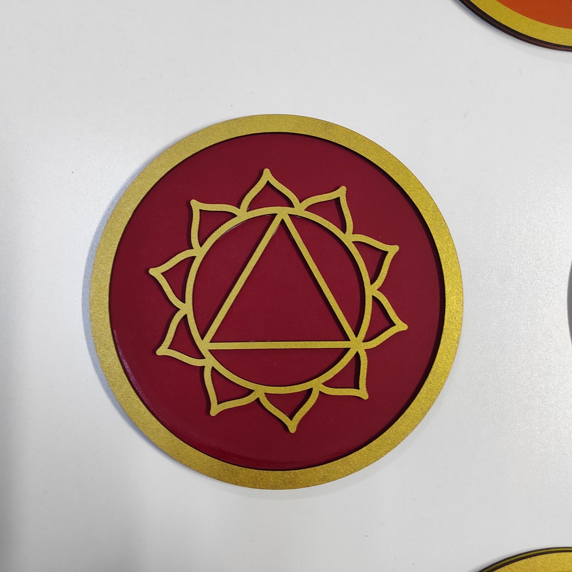 Seven Chakra Wall Art Set Chakra Wall Decor Chakra Symbols Etsy