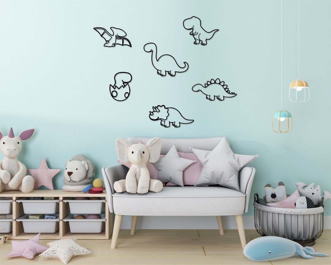 Dinosaur Wall Decor Home Nursery / Kids / Jurassic / Children Room