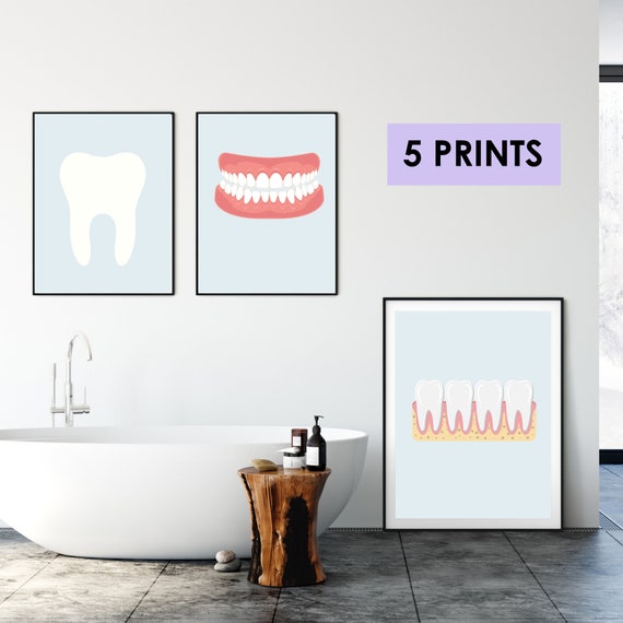 Dentist Wall Art Dental Office Wall Art Medical Office Etsy