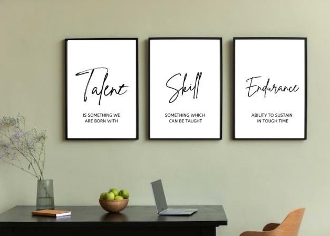 Office Wall Art Law Office Wall Art Success Quote Wall Art Etsy