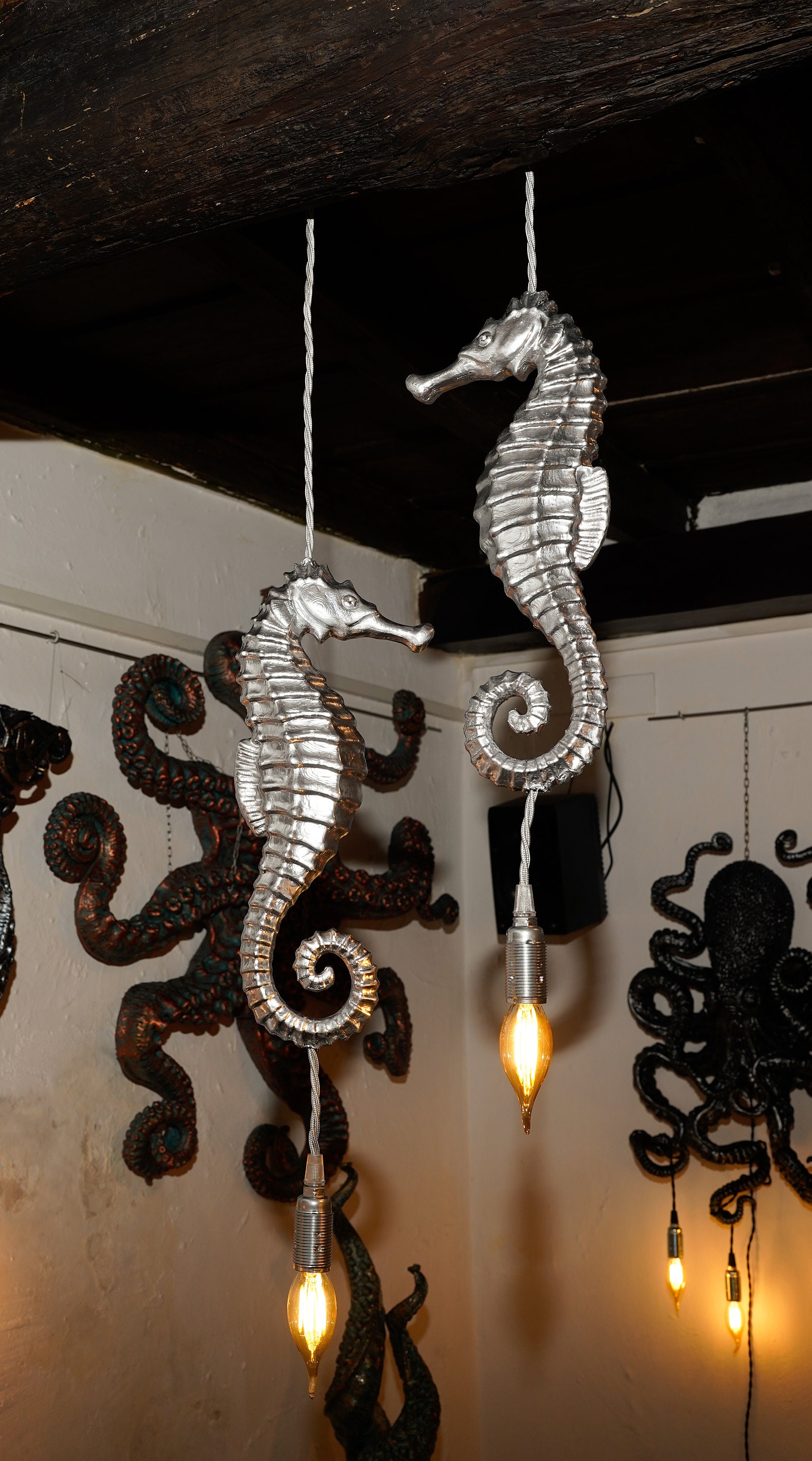 Seahorse Pendant Light, Chandelier - Etsy