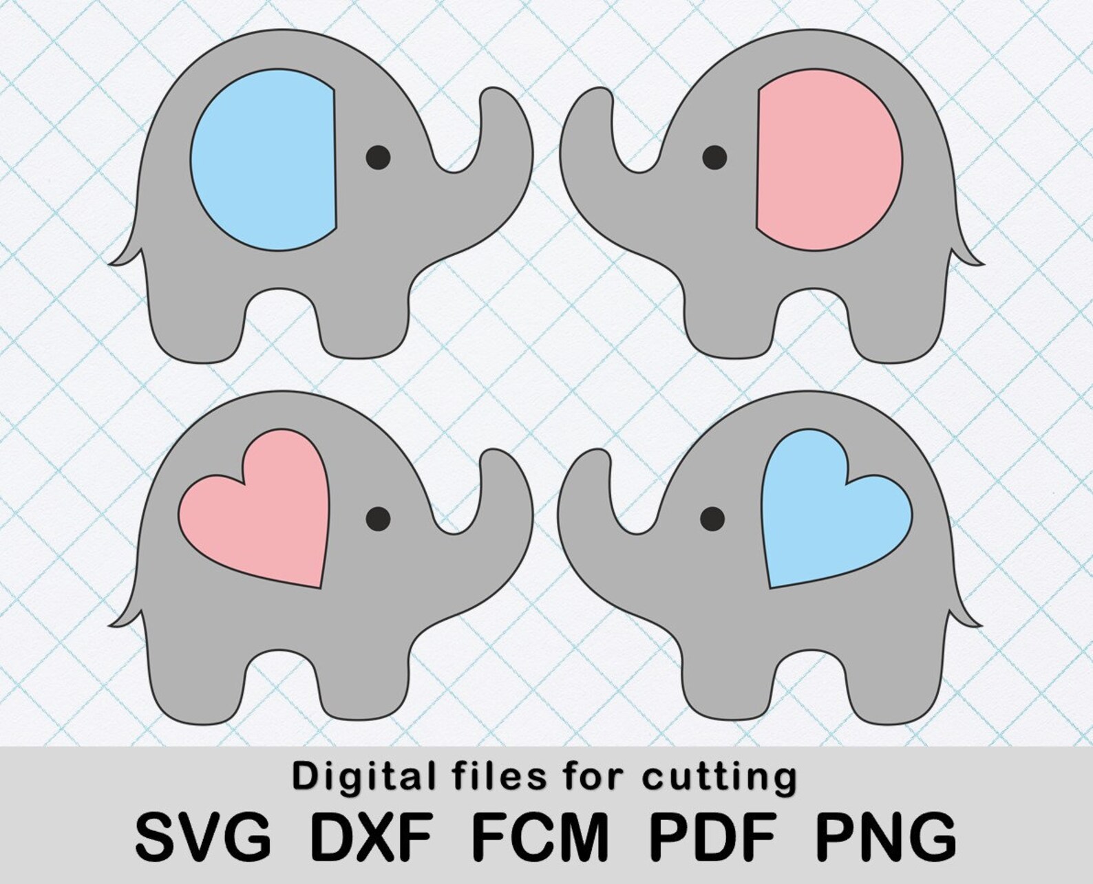 Free Free 239 Elephant Gender Reveal Svg SVG PNG EPS DXF File