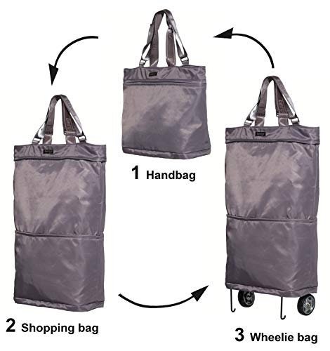 3in1 Multifunctional Bag Tote Handbag//wheelie Bag Cabin Hand Luggage  Shopping Trolley -  Canada