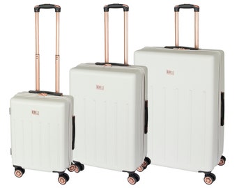 Luggage Hard Shell Suitcase Off-White Colour