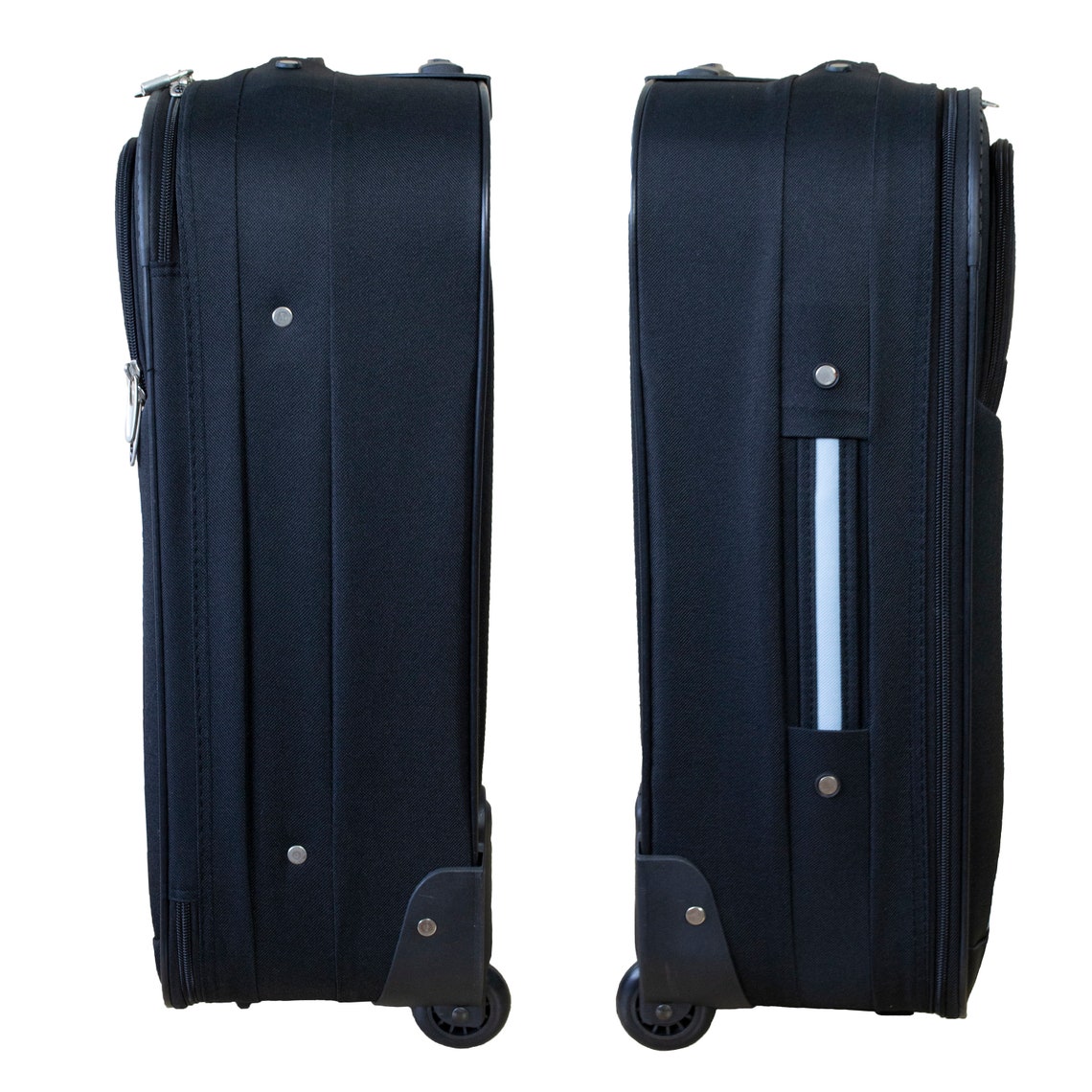 Lightweight 2 Wheel Soft Case Suitcase Travel Luggage Grey & Etsy UK