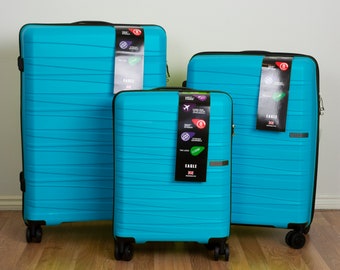 Waves ABS Hard Shell Suitcase With 4 