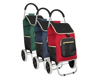 Carrello della spesa con ruote di grande capacità 51L