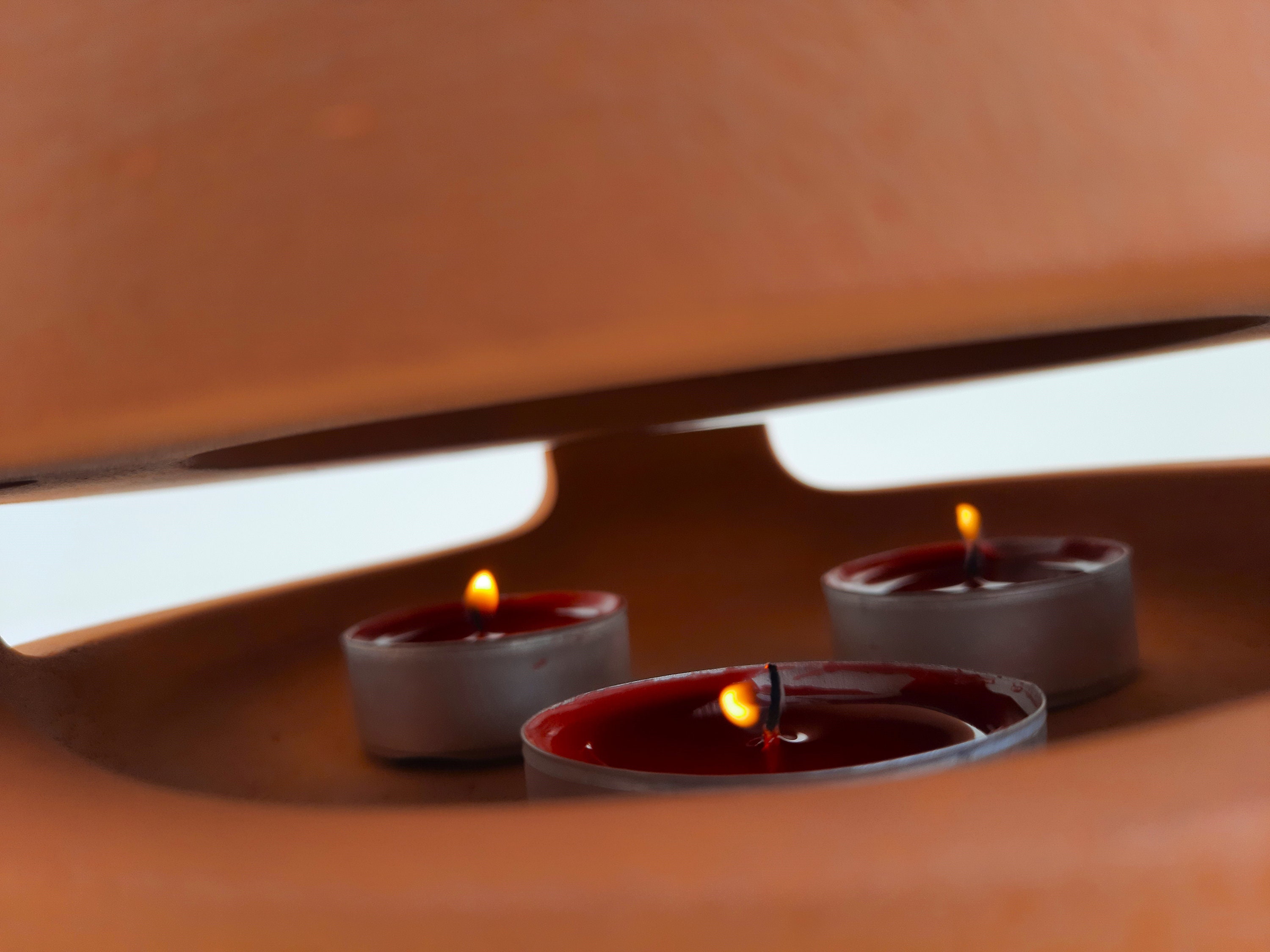 Kandy Handmade Mini Ceramic Heater Terra Cotta Heater Clay Pot Heater Tea Light Candle Room