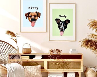 DIGITAL DOWNLOAD- Custom pet drawing.