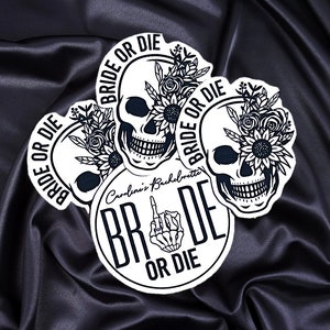 Bride or Die Bachelorette Party Stickers