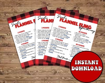 Flannel Fling - Búsqueda del tesoro de despedida de soltera