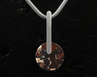 Necklace MINERAL BALANCE in stone and silver 925/1000