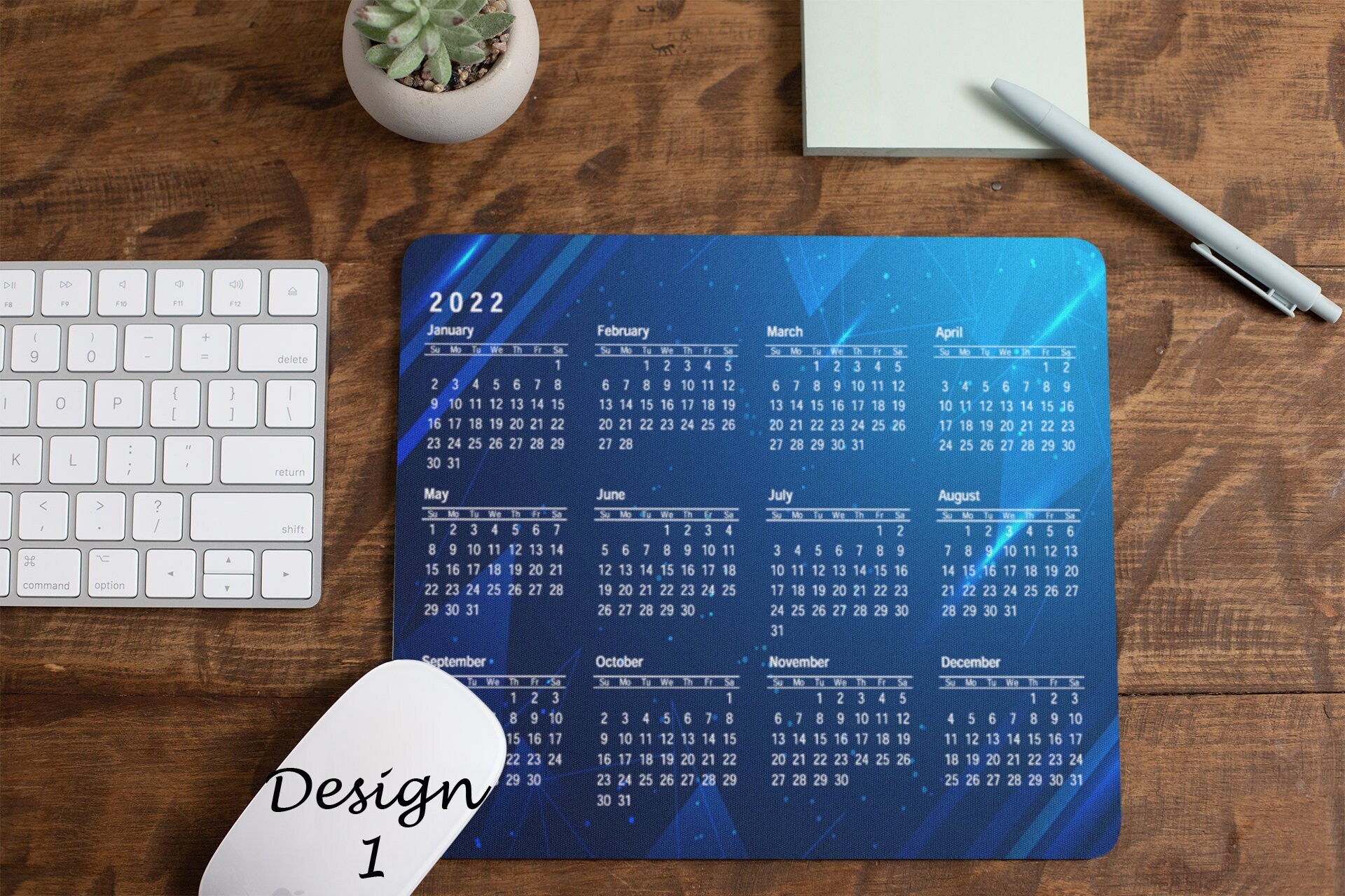 2022 Calendar Mouse Mat 2022 Calendar Mouse Pad | Etsy