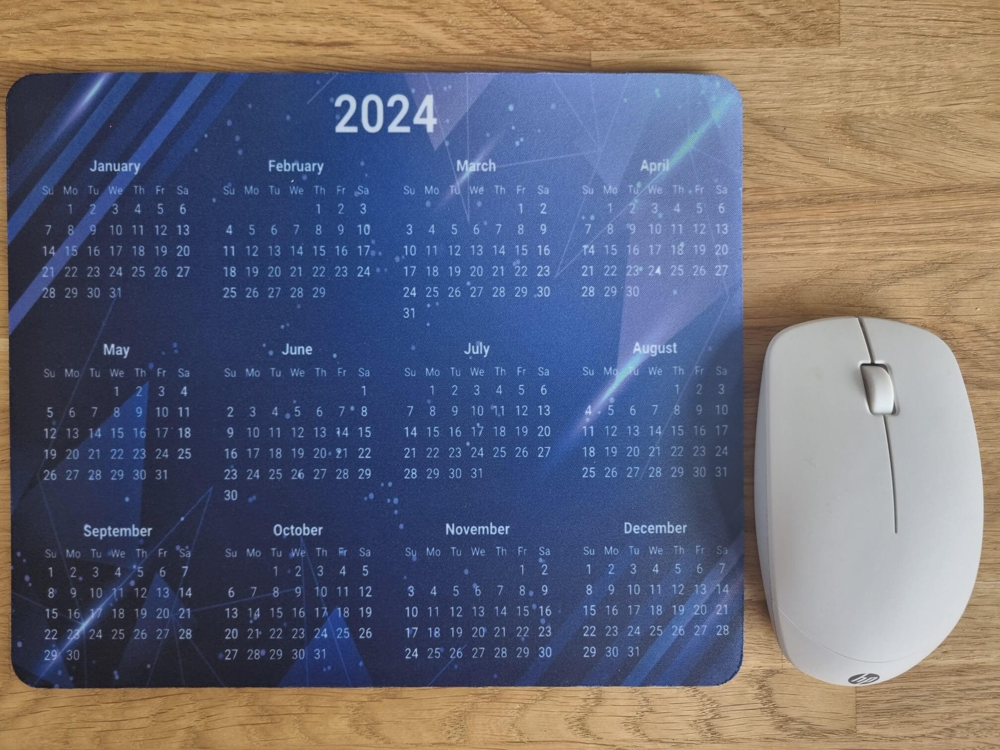 2024 Calendar Mouse Mat 2024 Calendar Mouse Pad Etsy Hong Kong