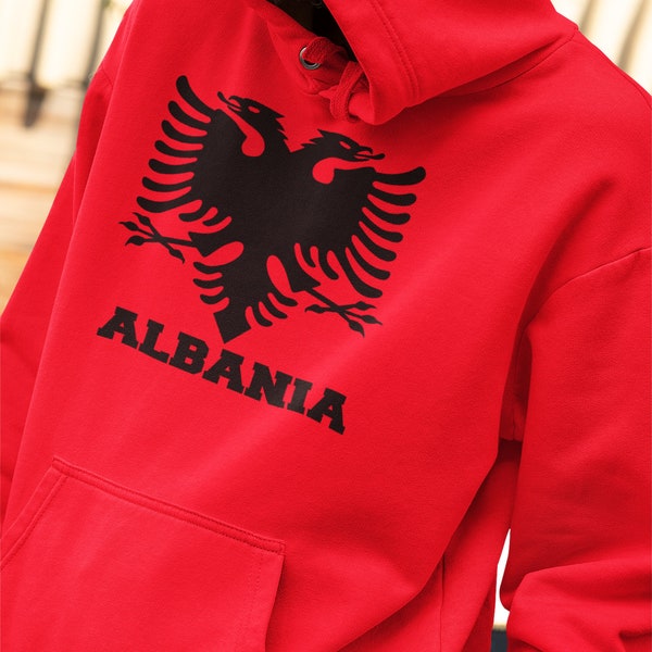 Albanian Hoodie - Etsy