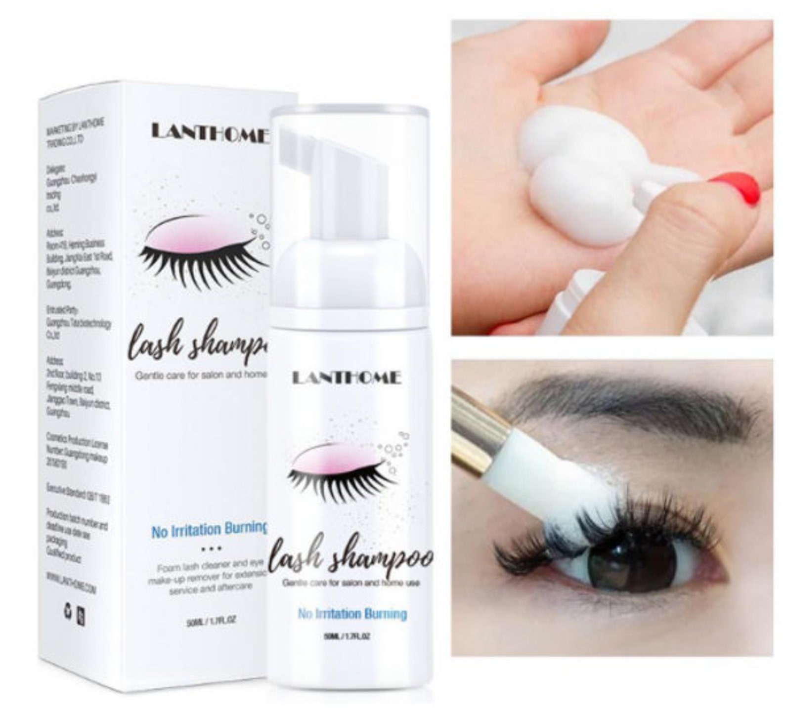 Eyelash extension foaming shampoo foam cleanser Lash shampoo Etsy