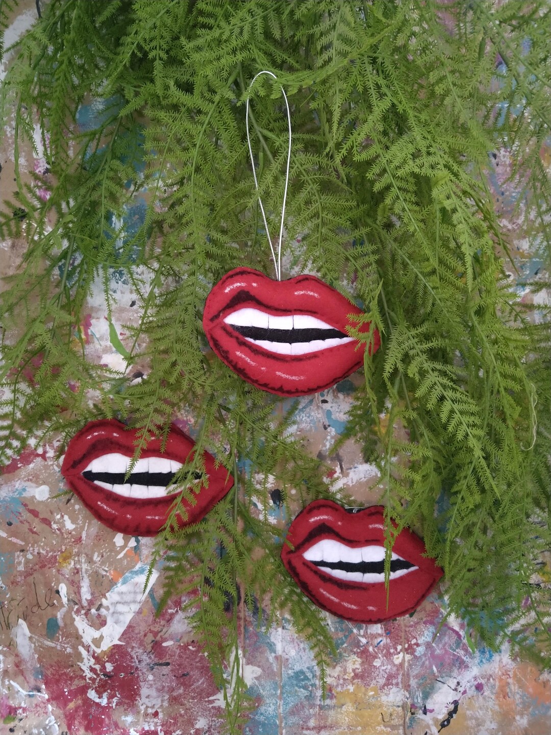 Quirky Red Lips Decoration Lip Charm Novelty Lip Trinket. Etsy