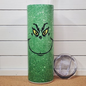 Grinch Kids Be Gone Spray 20oz Christmas Tumbler Stainless Steel Cup Mug