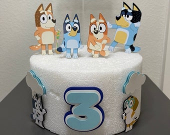 Bluey- Bluey Birthday - Bluey Party - Bluey Bingo - Bluey Decor - Bluey Cake topper