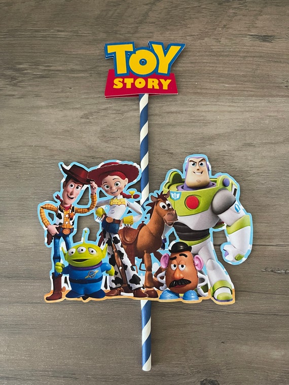 Toy Story cake topper - Woody - Buzz Lightyear -Inspired Toy Story - Birthday Party