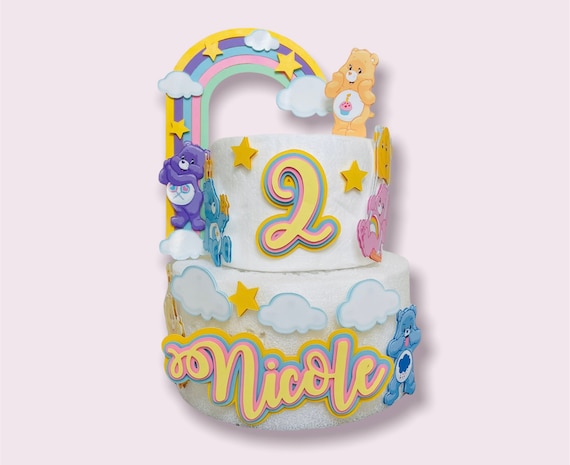 Care Bears Cake Topper - Inspired Care Bears - Care Bears birthday party