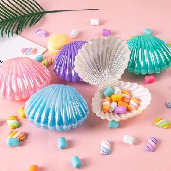 Shell sea 5pcs, Mermaid Party Favors, Mermaid Party Goodie Bags, Mermaid birthday, mermaid decorations, mermaid,