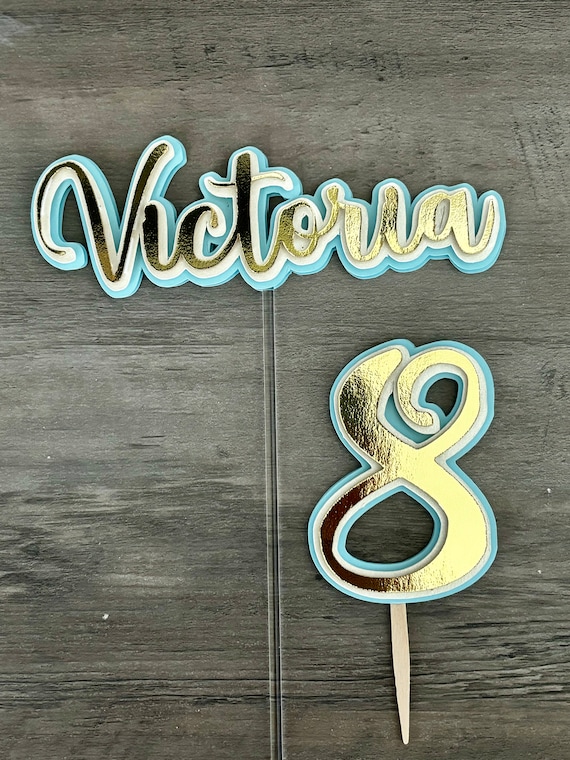 Personalized Name Cake Topper, Custom Name cake Topper, Name Sign Cake Topper, Birthday Party Decor, Script Name Cake Topper, Script Name