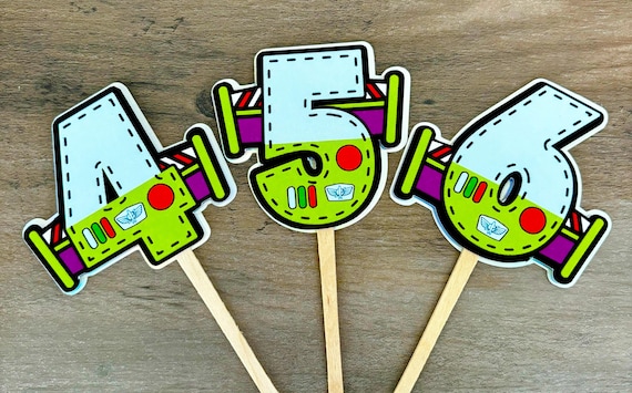 Printable Buzz Lightyear - Toy Story cupcake toppers - Inspired Toy Story - Disney