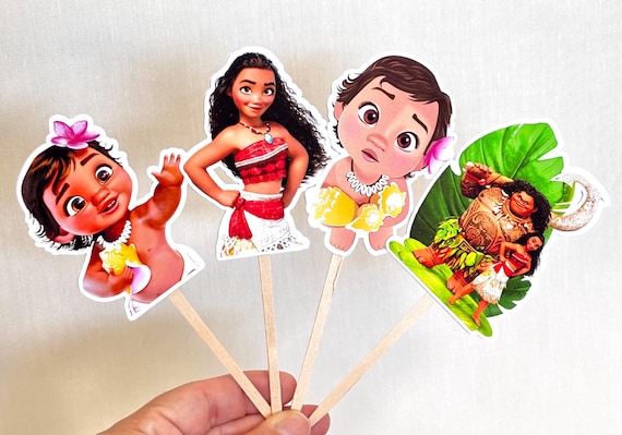 Moana Cupcake toppers - Inspired Moana - Inspired Disney