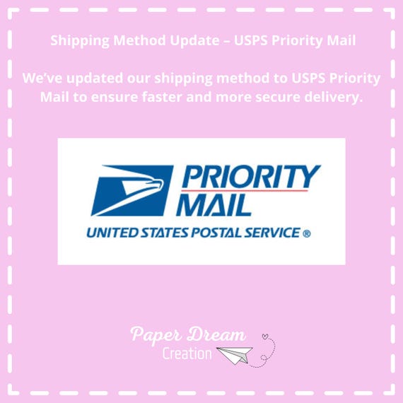 Shipping Method Update – USPS Priority Mail