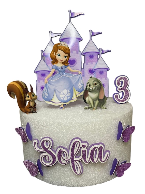 Sofia at first cake topper - Inspired Sofia at first - Sofia at first Birthday party - Princess Sofia