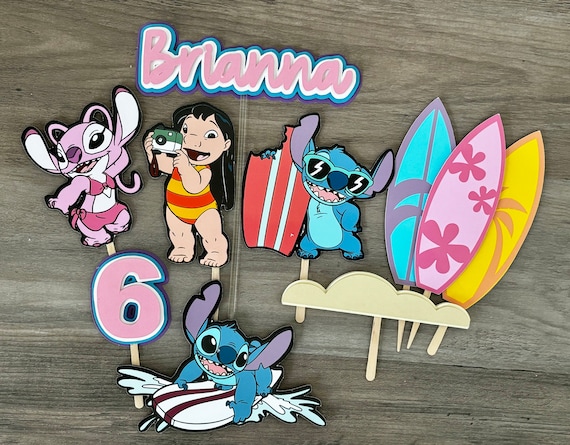 Stitch cupcake topper - Cute Stitch Cupcake Topper - Lilo and Stitch cake topper - Inspired Lilo and Stitch