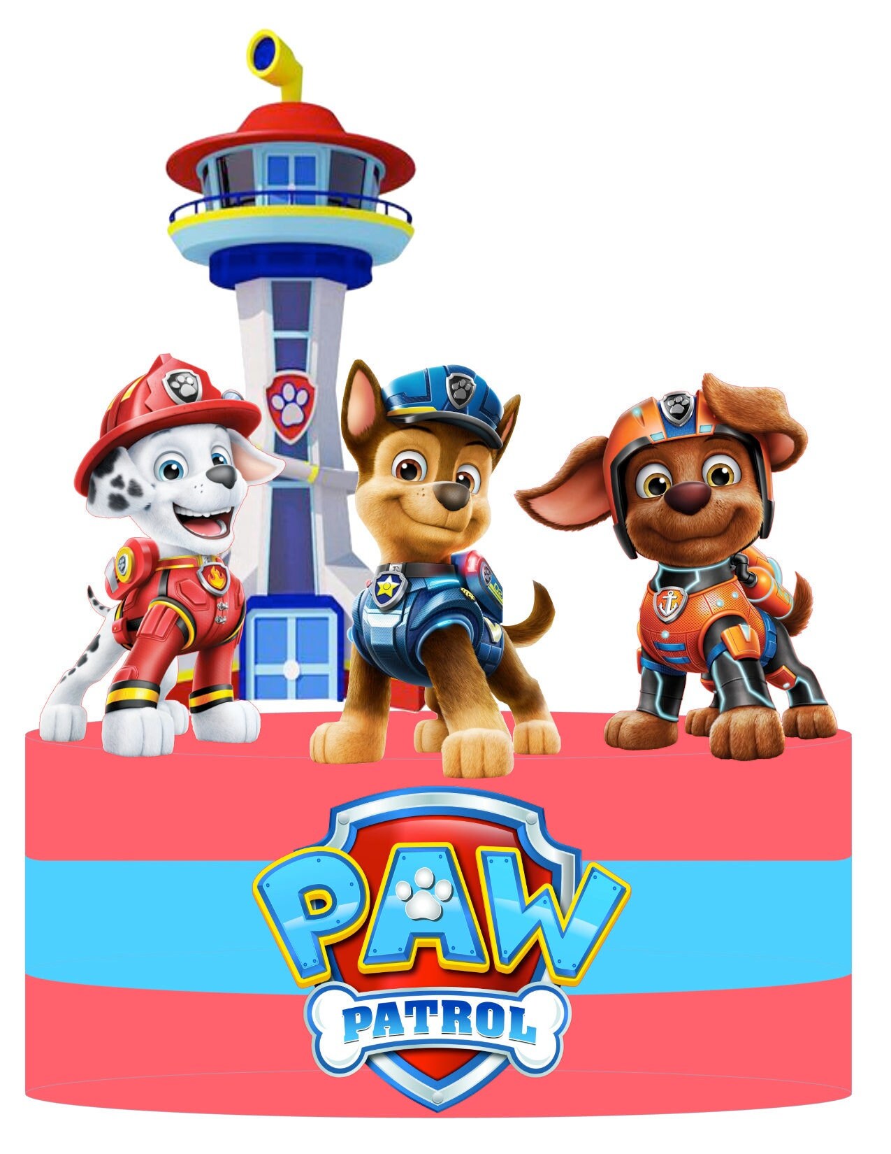  Printable Paw Patrol Tower Template Escapeauthority