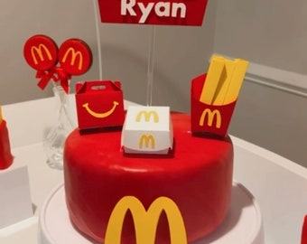 McDonald's Cake Topper