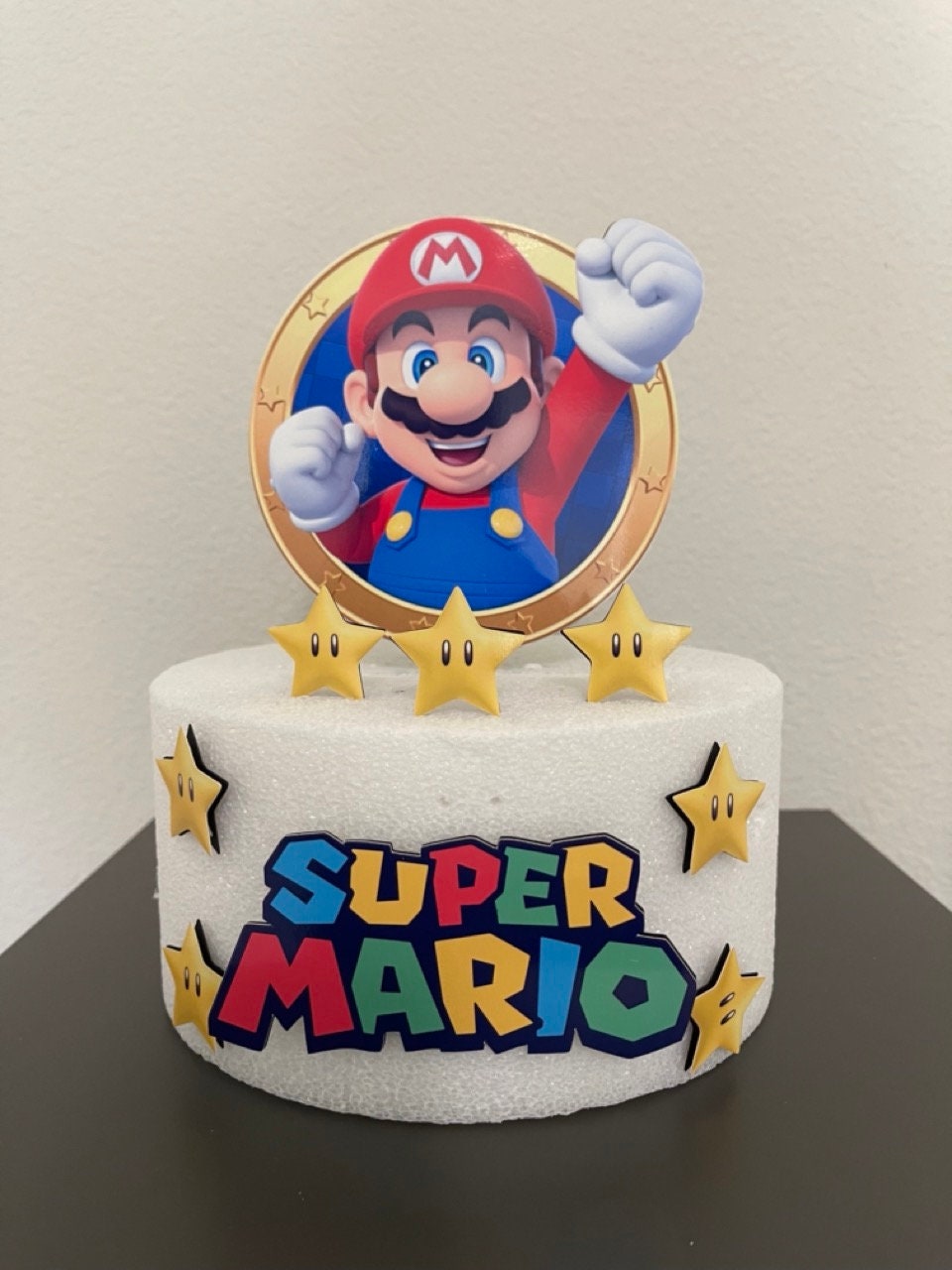 Mario Mario Cake Topper Anniversaire Mario Super Mario Party