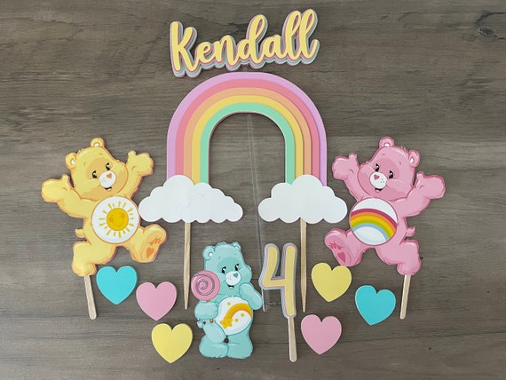 Care Bears Cake Topper - Inspired Care Bears - Care Bears birthday party