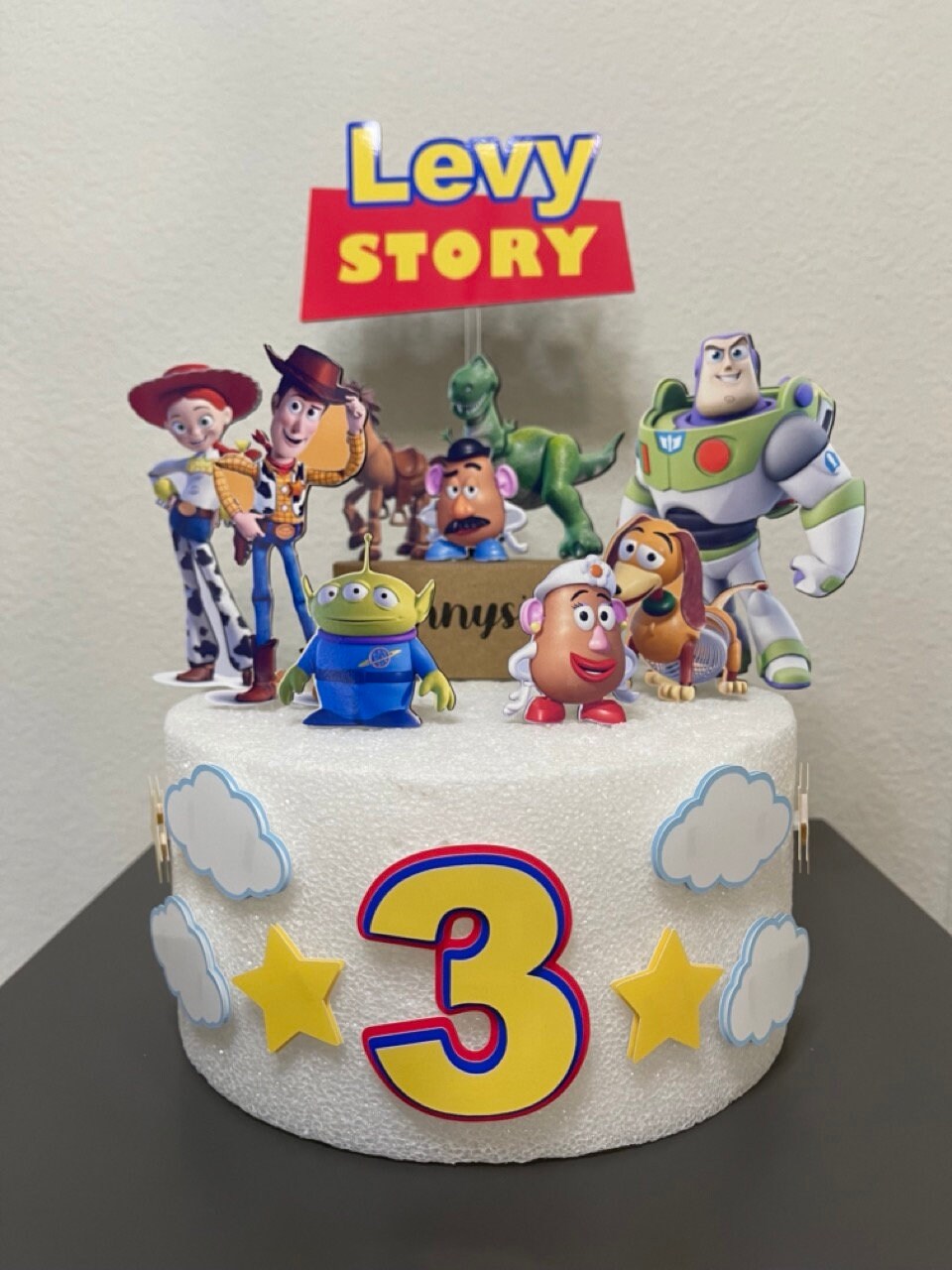 Topper de pastel de Toy Story / Woody / Buzz Lightyear / - Etsy México