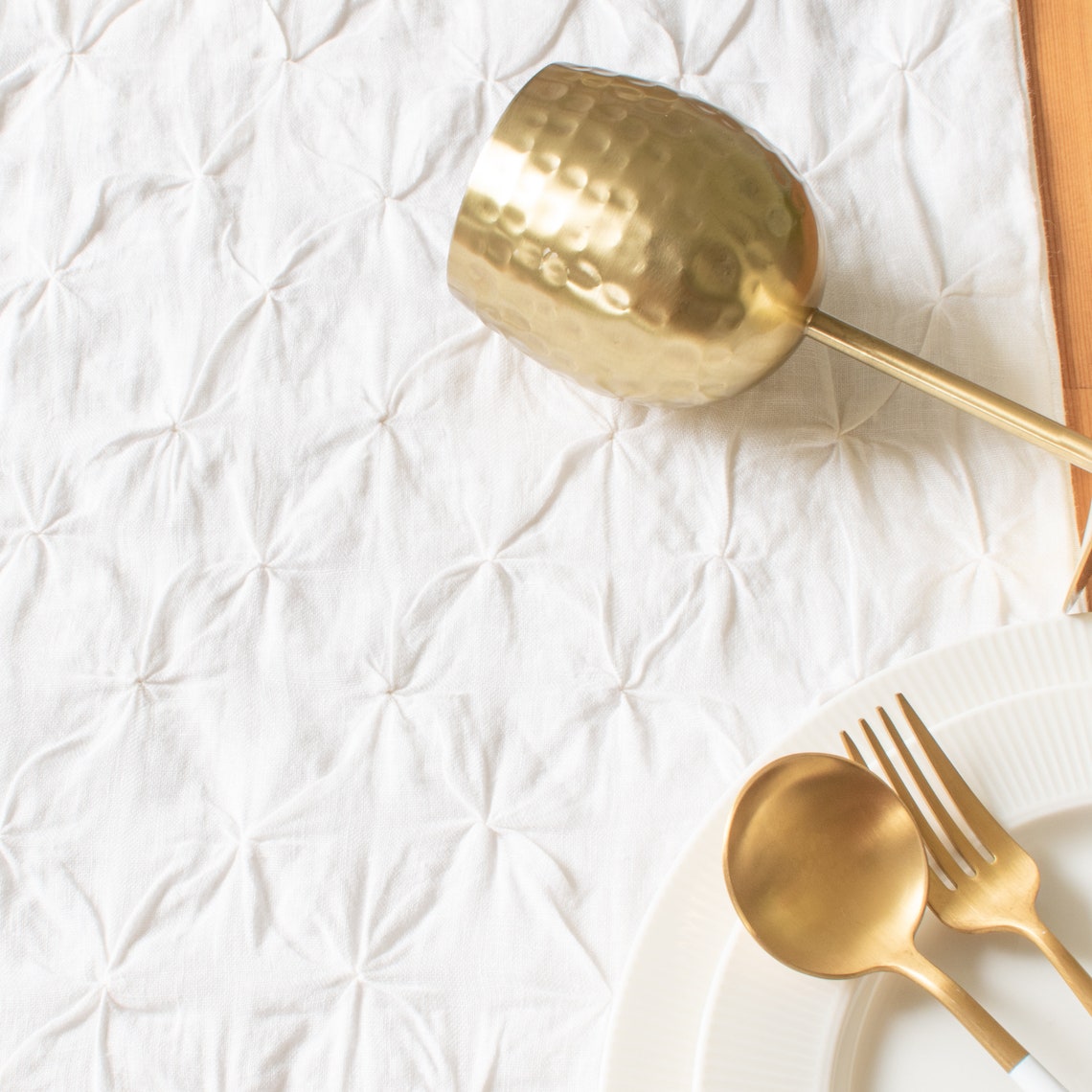 Cream Linen Table Runner 100 Pure European Linen Table Etsy