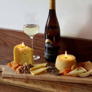 Cheese Beeswax Candle - "Birchrun Blue Cheese"
