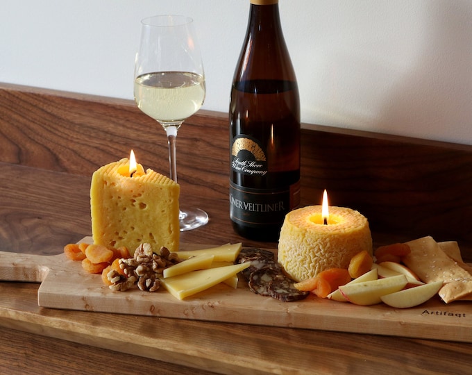 Cheese Beeswax Candle - "Birchrun Blue Cheese"