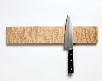 Wooden Magnetic Knife Holder - Wall Mounted - Stunning Hardwood