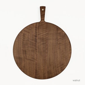 Cheese and Charcuterie Board Large Round Handled image 1