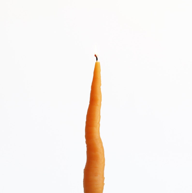 Carrot Taper Candles - Thumbnail 2