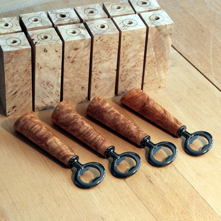 Wooden Bottle Openers Exotic Woods Etsy