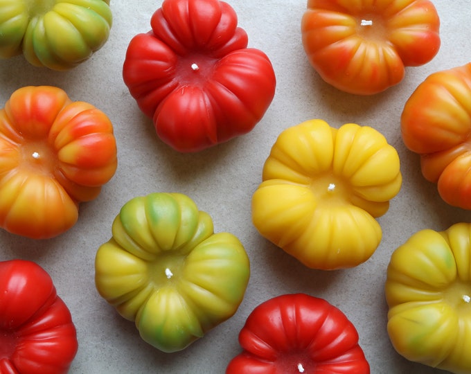 Heirloom Tomato Beeswax Candles